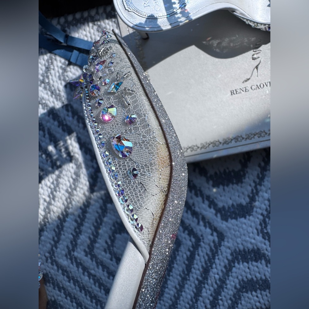 Rene Caovilla Cleo Chandelier Crystal Pumps - Picture 10 of 17